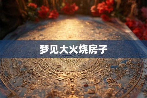 梦见大火烧房子 梦见大火烧房子