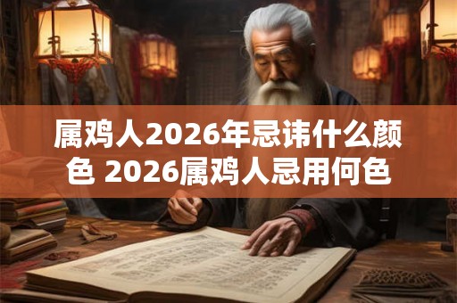 属鸡人2026年忌讳什么颜色 2026属鸡人忌用何色