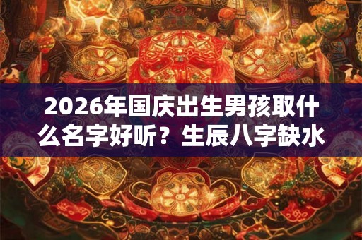 2026年国庆出生男孩取什么名字好听？生辰八字缺水男孩起名注意事项