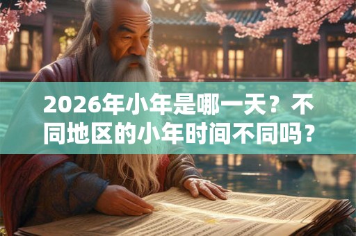 2026年小年是哪一天？不同地区的小年时间不同吗？