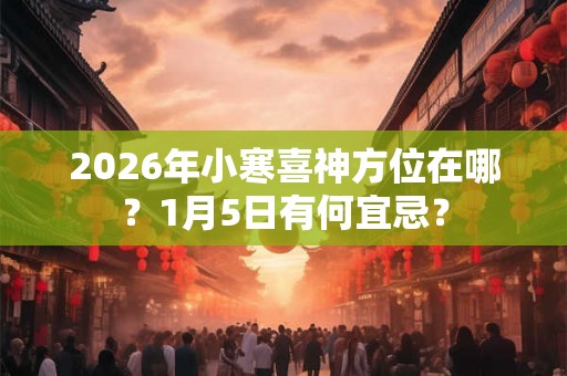 2026年小寒喜神方位在哪？1月5日有何宜忌？