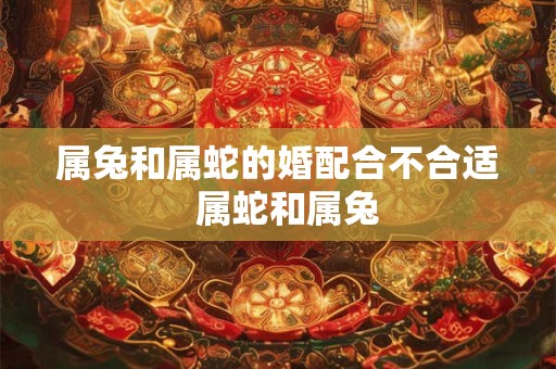 属兔和属蛇的婚配合不合适  属蛇和属兔