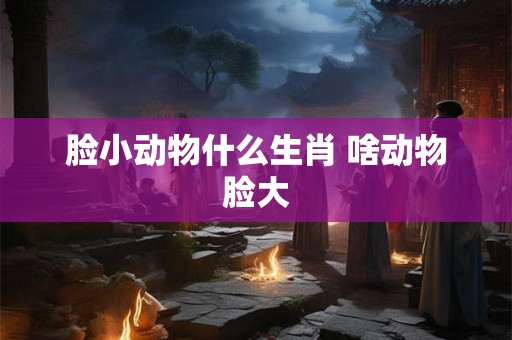 脸小动物什么生肖 啥动物脸大