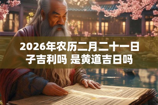 2026年农历二月二十一日子吉利吗 是黄道吉日吗