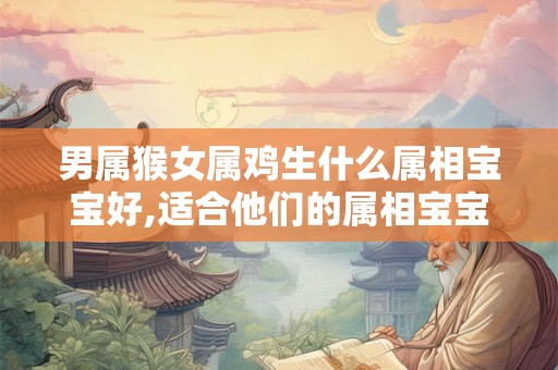 男属猴女属鸡生什么属相宝宝好,适合他们的属相宝宝