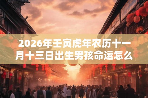 2026年壬寅虎年农历十一月十三日出生男孩命运怎么样？