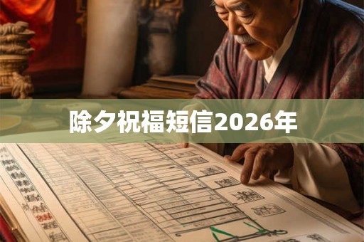 除夕祝福短信2026年