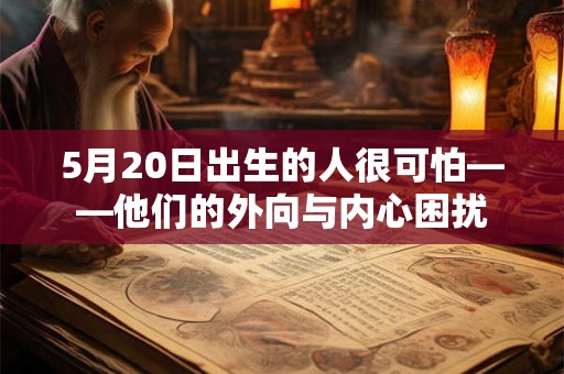 5月20日出生的人很可怕——他们的外向与内心困扰