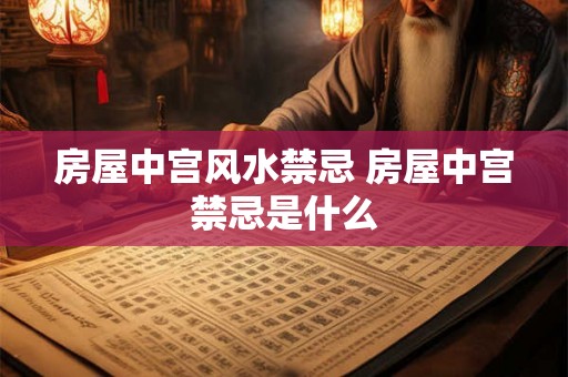 房屋中宫风水禁忌 房屋中宫禁忌是什么