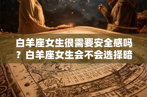 白羊座女生很需要安全感吗？白羊座女生会不会选择暗恋？
