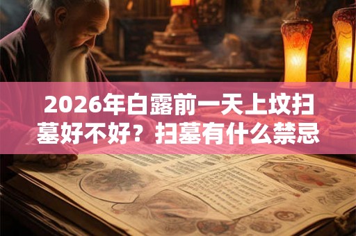 2026年白露前一天上坟扫墓好不好？扫墓有什么禁忌？