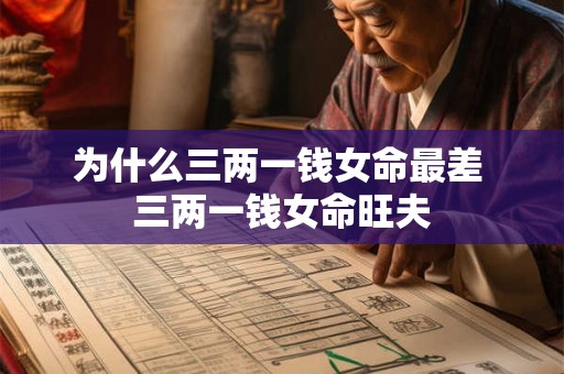 为什么三两一钱女命最差 三两一钱女命旺夫