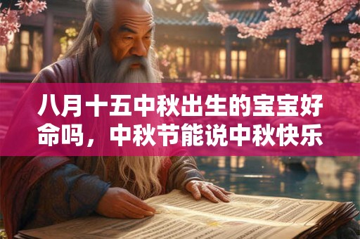 八月十五中秋出生的宝宝好命吗,中秋节能说中秋快乐吗? 八月十五中秋出生的宝宝好命吗,中秋节能说中秋快乐吗?
