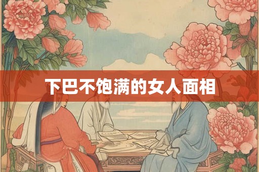 下巴不饱满的女人面相