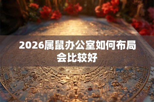 2026属鼠办公室如何布局会比较好 2026属鼠办公室如何布局会比较好