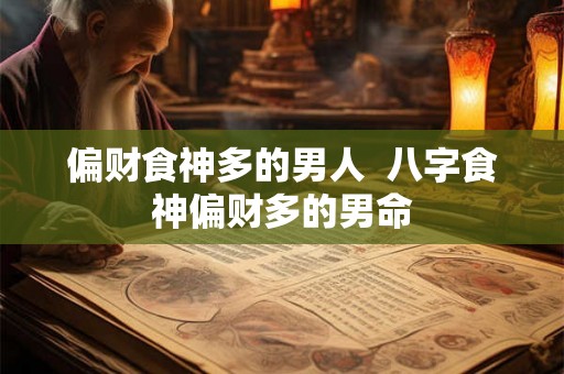 偏财食神多的男人  八字食神偏财多的男命
