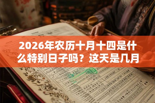 2026年农历十月十四是什么特别日子吗？这天是几月几号