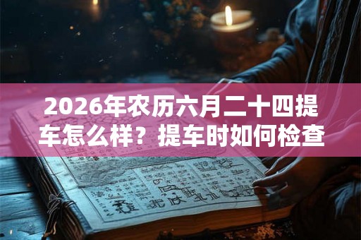 2026年农历六月二十四提车怎么样？提车时如何检查新车的发动机？