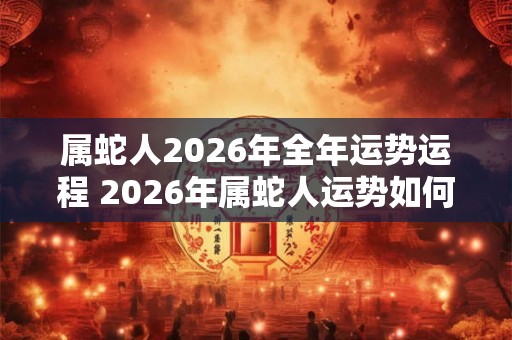 属蛇人2026年全年运势运程 2026年属蛇人运势如何