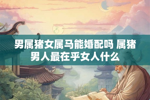 男属猪女属马能婚配吗 属猪男人最在乎女人什么