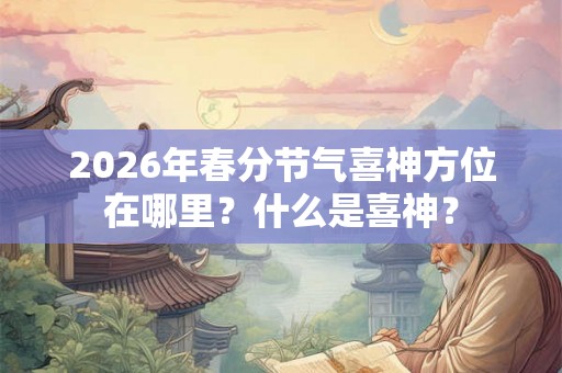 2026年春分节气喜神方位在哪里？什么是喜神？