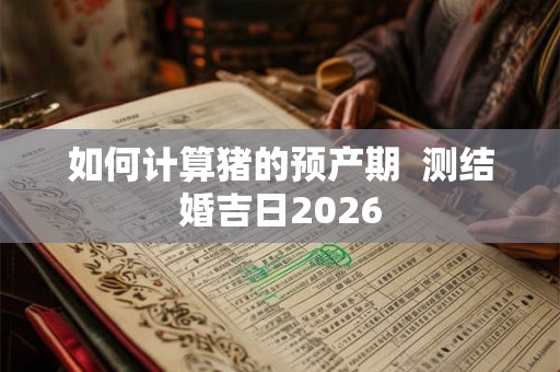 如何计算猪的预产期  测结婚吉日2026