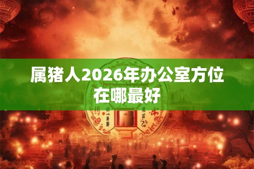 属猪人2026年办公室方位在哪最好
