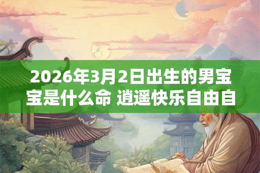 2026年3月2日出生的男宝宝是什么命 逍遥快乐自由自在