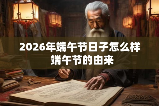 2026年端午节日子怎么样  端午节的由来