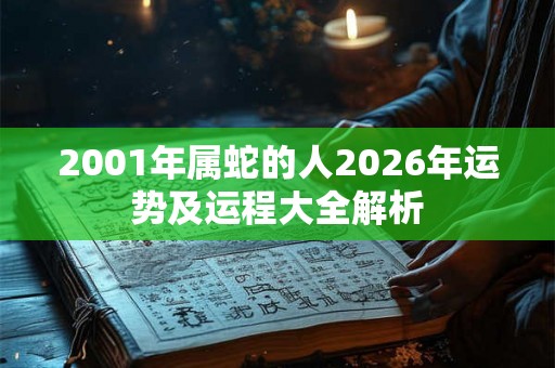 2001年属蛇的人2026年运势及运程大全解析