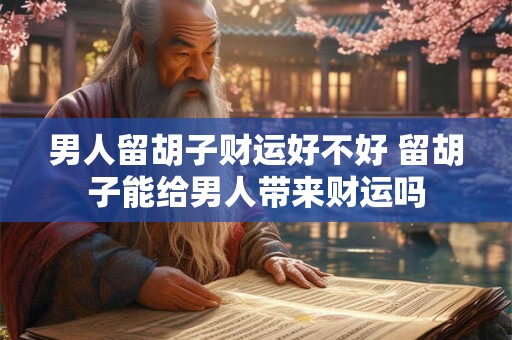 男人留胡子财运好不好 留胡子能给男人带来财运吗