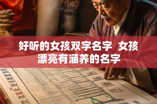 好听的女孩双字名字  女孩漂亮有涵养的名字