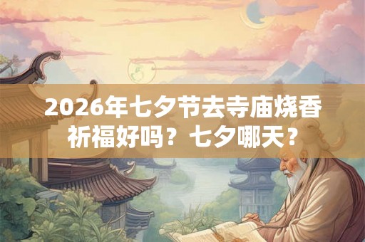 2026年七夕节去寺庙烧香祈福好吗？七夕哪天？