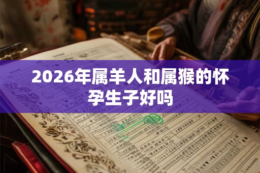 2026年属羊人和属猴的怀孕生子好吗