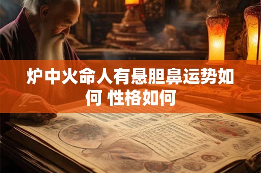 炉中火命人有悬胆鼻运势如何 性格如何 炉中火命人有悬胆鼻运势如何 性格如何