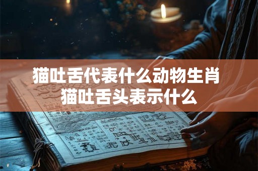猫吐舌代表什么动物生肖 猫吐舌头表示什么