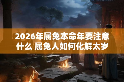 2026年属兔本命年要注意什么 属兔人如何化解太岁