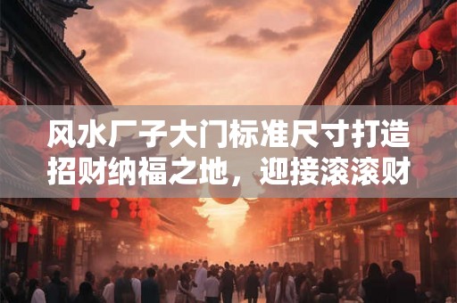 风水厂子大门标准尺寸打造招财纳福之地，迎接滚滚财运！
