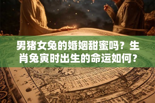 男猪女兔的婚姻甜蜜吗？生肖兔寅时出生的命运如何？