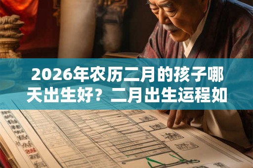 2026年农历二月的孩子哪天出生好?二月出生运程如何? 2026年农历二月的孩子哪天出生好?二月出生运程如何?