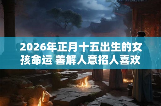 2026年正月十五出生的女孩命运 善解人意招人喜欢 2026年正月十五出生的女孩命运 善解人意招人喜欢