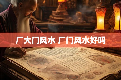 厂大门风水 厂门风水好吗