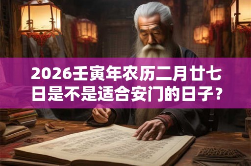 2026壬寅年农历二月廿七日是不是适合安门的日子？