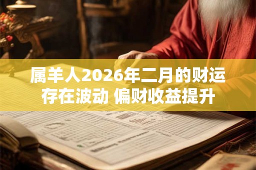 属羊人2026年二月的财运存在波动 偏财收益提升