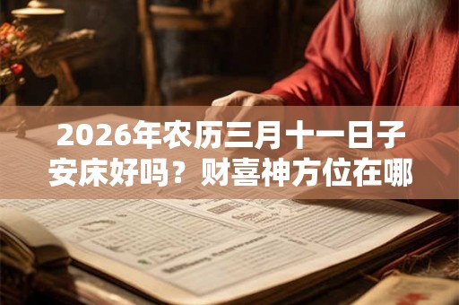 2026年农历三月十一日子安床好吗？财喜神方位在哪？