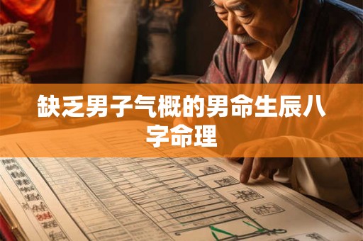 缺乏男子气概的男命生辰八字命理