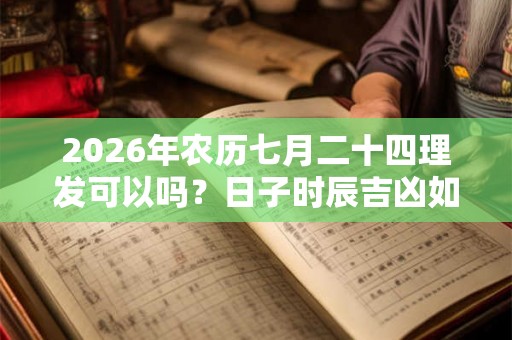 2026年农历七月二十四理发可以吗？日子时辰吉凶如何？