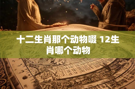 十二生肖那个动物啜 12生肖哪个动物 十二生肖那个动物啜 12生肖哪个动物