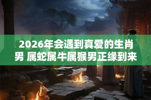 2026年会遇到真爱的生肖男 属蛇属牛属猴男正缘到来