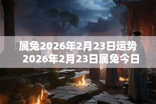 属兔2026年2月23日运势  2026年2月23日属兔今日运势
